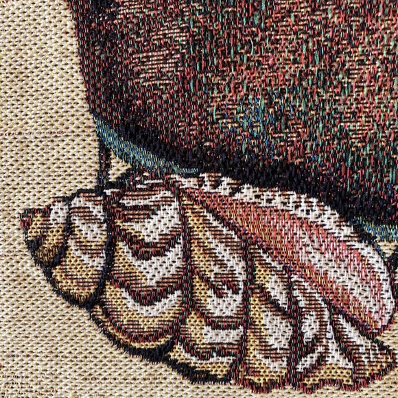 SEASHELL By The Sea Tapestry Wall Hanging w/Wood Rod by Susan Welsh BEACH OCEAN - Picture 9 of 12